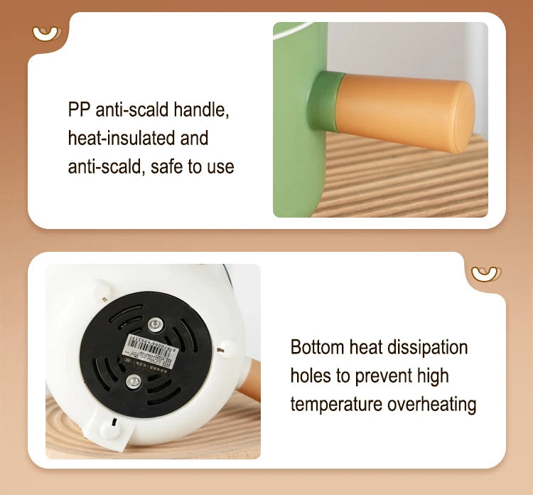 Electric Cooker Kitchen Appliance Double Layer Home for Hot Pot Cooking Soup Heater Multifunction Cooker Mini Non-stick Pan Pots