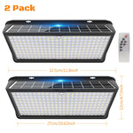 Super Bright Solar Wall Lamp with 3-Mode Solar Powered Flood Lights, IP65 Waterproof for Outdoor Yard and Street