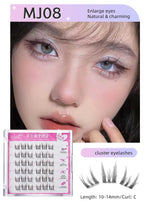 Yelix large capacity Self-Adhesive Eyelashes No Glue Fake Lashes Extensions Reusable for Makeup Soft Mink Eyelashes