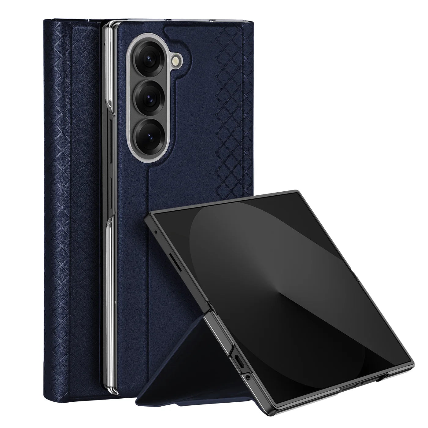 DUX DUCIS Full Protection Business Flip Leather Case for Samsung Galaxy Z Fold 7 6 5 5G Card Pocket Magnetic Closure Cover