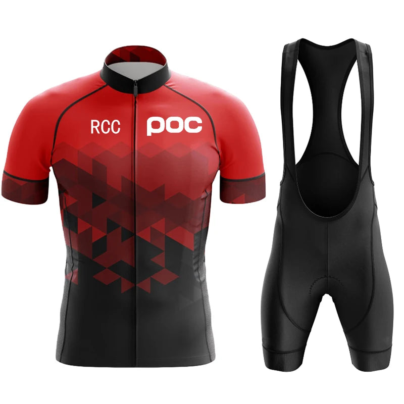 Cycling Jersey Set – Men’s Breathable Road Bike Wear, Racing Shirt Maillot Ropa Ciclismo