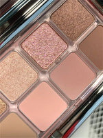 12 Color Eye Shadow Plate Matte Pearl Eyeshadow Girl Beginner Makeup Eyeshadow Tray