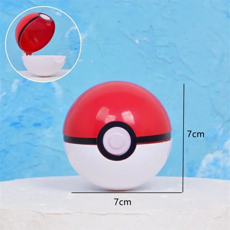 1Pcs Pokeball Action Figures PVC TAKARA TOMY Pokemon  Model Toy PVC Cute Elf Ball Decoration Dolls For Kids Gift
