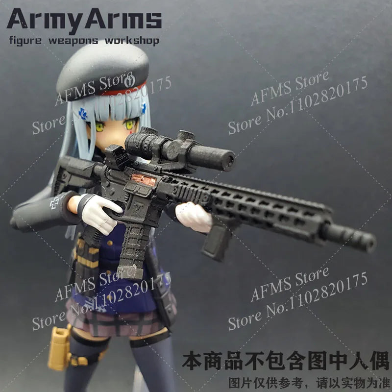 Army Arms 1/12 Scale Collectible Figure John Wick 2 Rifle TTI TR-1 Plastic Gun Weapon Accessory Fit 6