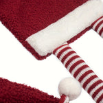 Women's Christmas Scarf Plush Warm Soft Extra-Long Snowman Santa Claus Reindeer-Patterned Scarves Winter Fashion Shawls