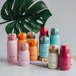 Mini Thermos Cup 200ml/360ml Pocket Cup Stainless Steel Thermal Coffee Mug Vacuum Flask Insulated Hot Water Bottle Kids Gift