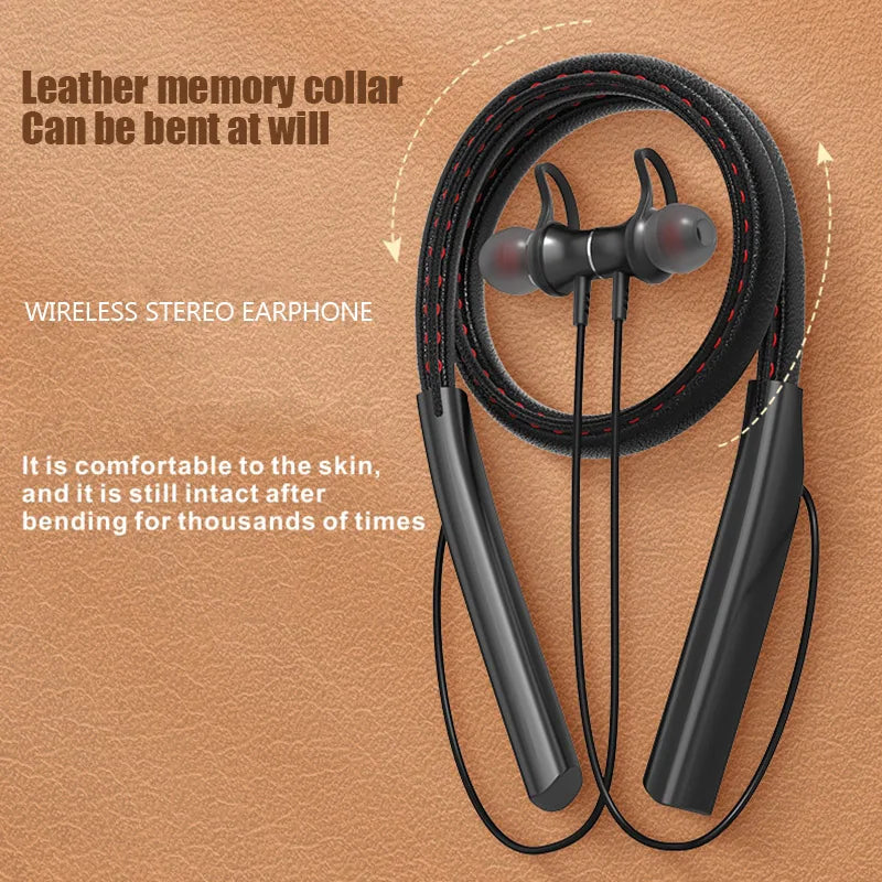 Wireless Bluetooth Earphones Wireless Headphones Magnetic Sport Neckband Neck-hanging Earbuds Wireless with Mic Bluetooth5.0