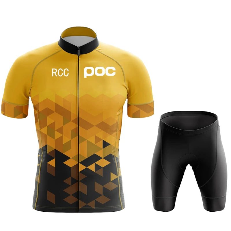 Cycling Jersey Set – Men’s Breathable Road Bike Wear, Racing Shirt Maillot Ropa Ciclismo
