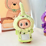 Labubu Doll Clothes Penguin Shark Bee Dinosaur Onesie - Cute Animal Jumpsuit for 17cm Pullip Blythe OB11 BJD