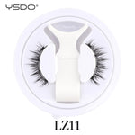YSDO Magnetic Eyelashes Reusable Winged Magnetic 3D Mink lashes Long-Lasting No Glue Needed False Eyelashes with Tweezer Makeup