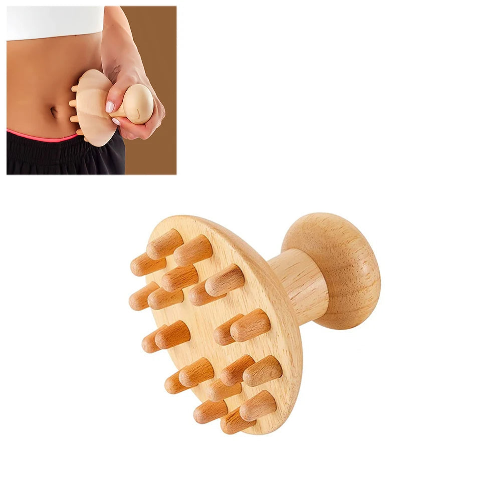 Wooden Massage Tools for Lymphatic Drainage, Anti-Cellulite Body Shaping, Gua Sha, and Sore Muscle Relief