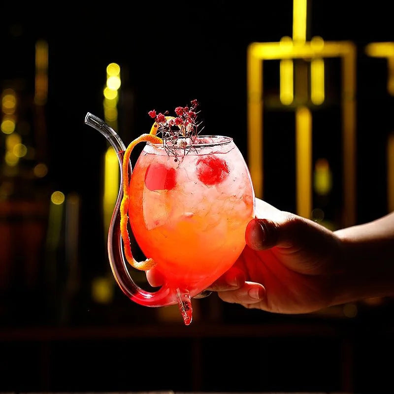 Creative Halloween Vampire Cup Cocktail Glass Creative Pipe Mold Molecular Cocktail Champagne Glass Bar Cocktail Glass Cup