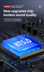 Lenovo TH10 Wireless Bluetooth Headset HIFI Stereo Earphones Foldable Over Ear Earbuds Sports Game Headphones with Microphone