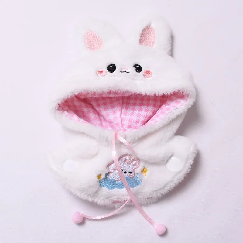 Only Clothes  for Labubu Doll Clothes Puppy Shark Cape Cape Fashionable and Cute Set Change Clothes