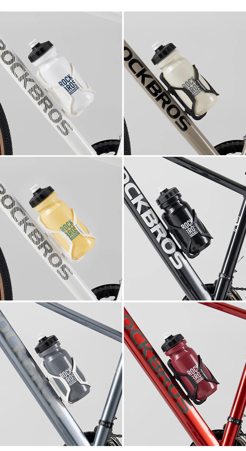 ROCKBROS Bicycle Water Bottle 600ML PP Sports Cup Cycling Kettle Outdoor Camping Hiking Squeeze Bike Cup