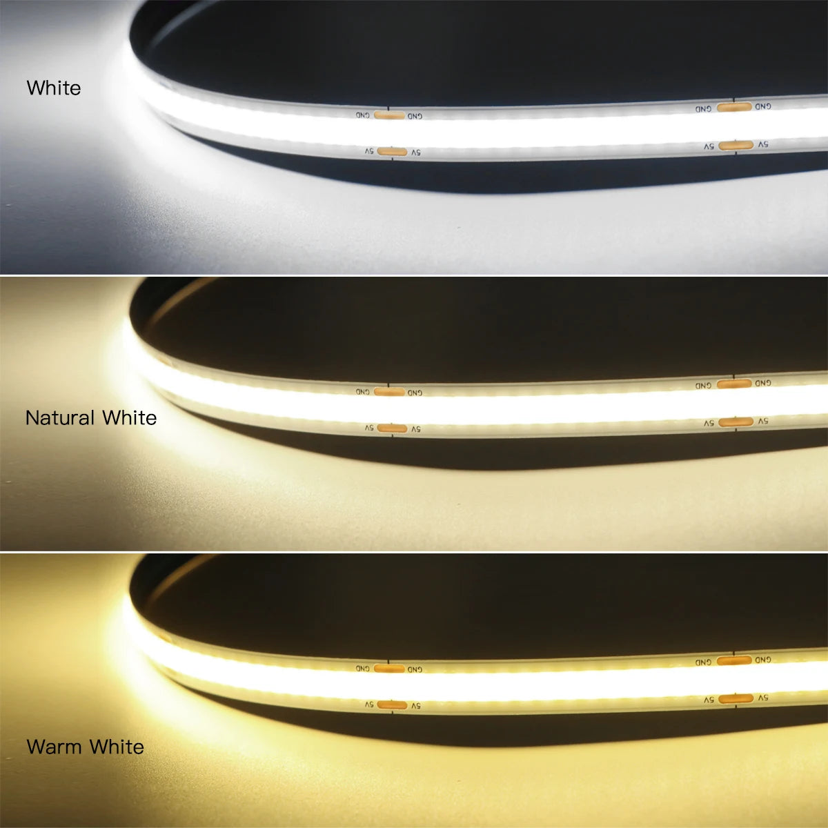 Super Bright COB LED Strip Light Smart PIR Motion Sensor 220V/110V to DC 12V Flexible Lamp Tape for Kitchen Wardrobe Room Decor