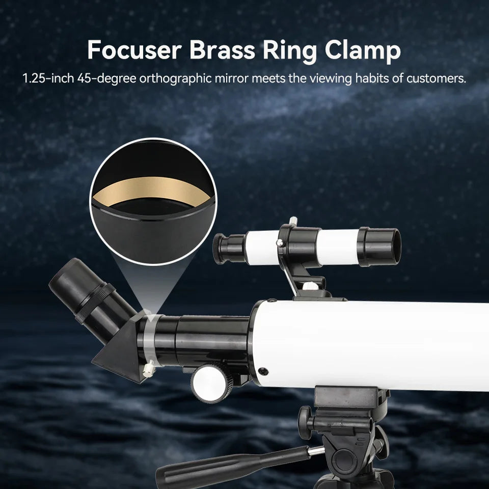 Svbony SV501P 60/70mm Astronomical Telescope Sets,for Planetary and Moon Observation,Gift for  Kids,Beginners and Students