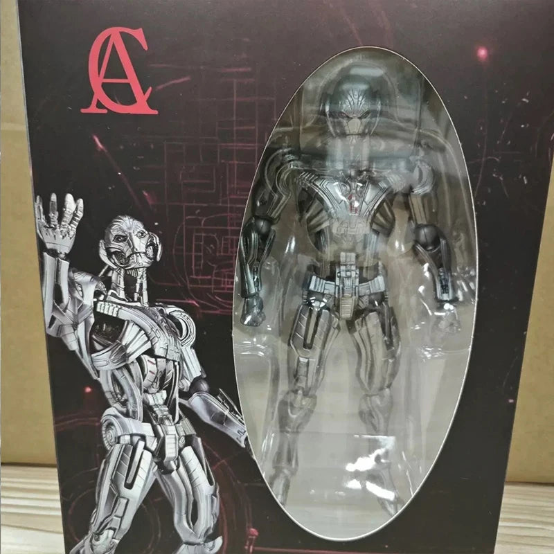 AC Factory Ultron Figure Kaiyodo Amazing Yamaguchi Avengers Action Figures PVC Anime Collection Ko Model Customized Toys Gifts