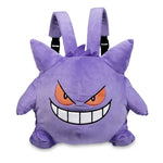 Little Monster Cartoon Purple Plush Backpack Personality Large Capacity Three-Dimensional Student Schoolbag Cute Anime Backpack