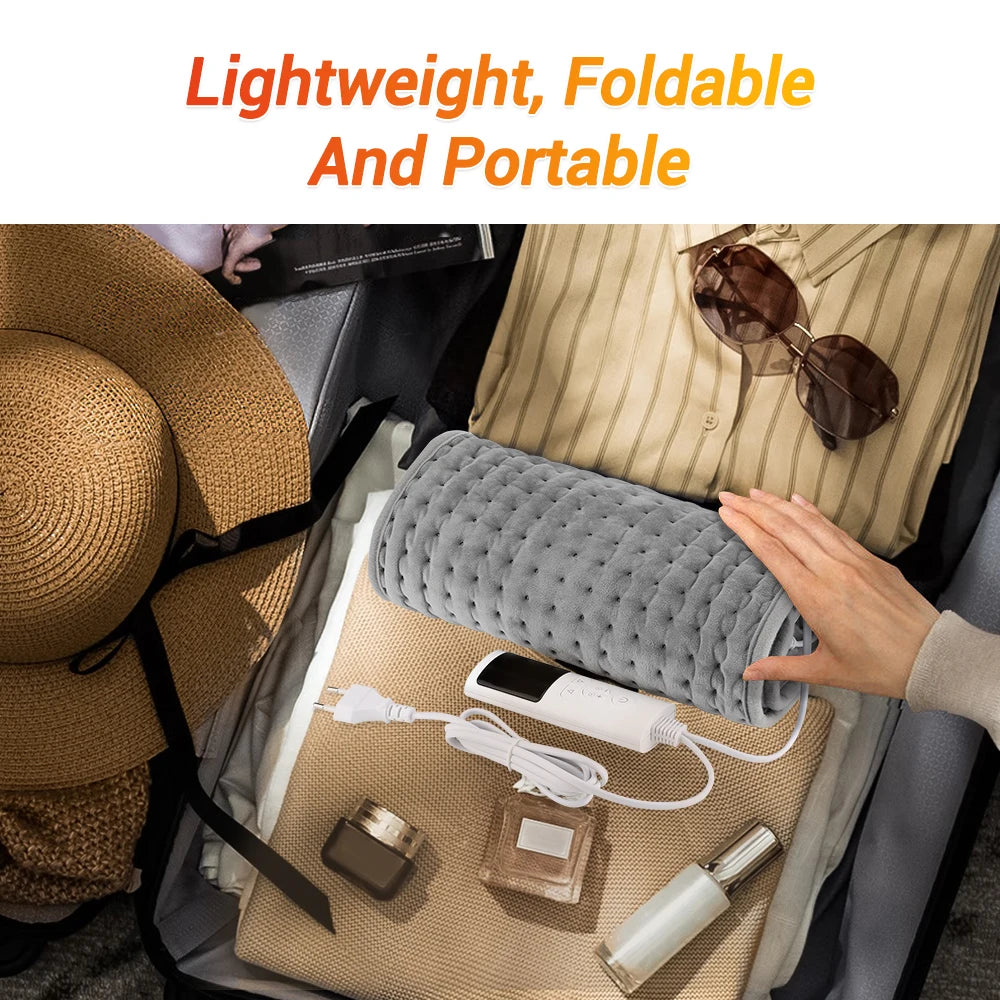 Electric Heating Pad Warm Physiotherapy Thermal Blanket Office Home Temperature Control Waist Belt Warming Back Hand Leg Abdomen