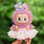 17cm Cute Mini Plush Doll'S Clothes Outfit Accessories For Korea Kpop Exo Labubu Idol Dolls Skirt Hat Clothing DIY Kids Gift