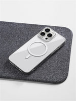 Ultra Thin Hard PC HD Transparent Magnetic Case For iPhone 17 Pro Max 16 15 14 Plus 13 12 Magsafe Wireless Charge Clear Cover