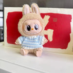 For Labubu'S Clothes Striped sweater outfit Match with hat pendant  Can match according to your preferences Labubu Accessories