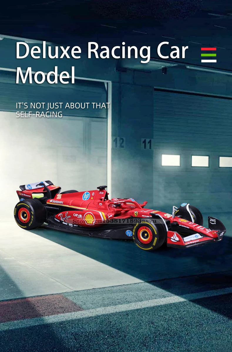 1:43 2023-2024 F1 Scuderia Ferrari SF24 SF23 Diecast Mode