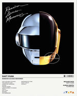 Around The World Daft Punk Poster Retro Canvas Painting Prints Wall Art Minimalist Modern Living Room Wall Art Home Decor Gifts