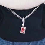 for 17CM Labubu Doll Accessories Mini Diy Hearts Shape Necklace Dress Up Plush Toy Cross Necklace Dollhouse Hanging Neck Pendant