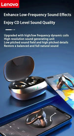 Original Lenovo Sports Wireless Earphones BT over Ear Buds with Earhooks Sports Earphones Running in-Ear Headphones