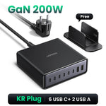 【Korean Plug】UGREEN 200W GaN Charger 8 in 1 Desktop Charging Station For Macbook Laptop iPhone 17 16 Pro Xiaomi Samsung Tablet