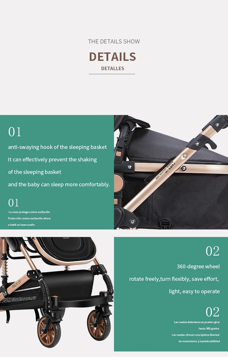 baby stroller lightweight baby carriage 3 in 1 baby pram light baby stroller cheap lightweight stroller compact baby strollers