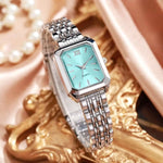 Fashion Rectangle Women Quartz Watch Luxury Analog Wristwatches Reloj Mujer Girls Clock Gift（Without Box）