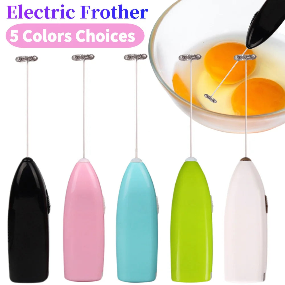 Electric Milk Frother Egg Beater Mini Kitchen Blender Milk Foam Machine Whisk Cream Blender Milk Foamer Home and Kitchen Tools