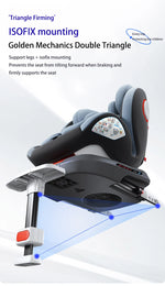 Baby Car Seats Infant Safety Car Seats Child Safety Booster Car Seats Convertible Child Safety Car Seats with Isofix for 0-12Y