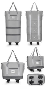 Travel Bag Backpack Large Capacity Disassembly Universal Wheel Storage Bag Luggage  Portable Double-layer Checked Bag with Wheel