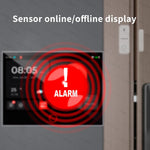 FUERS 7 Inch TFT Screen 4G Tuya Smart Home Security Alarm System G70 GSM WiFi Wireless Home Burglar Security Alarm System