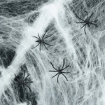 Halloween spider web simulation big black spider decoration bar scene layout props party decoration lawn scenery home decoration