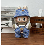 17cm Labubu Doll Clothes Capybara Cos Suit V1 V2 V3 Outfit Stylish Clothing Set for Plush Toy Dolls Accessories