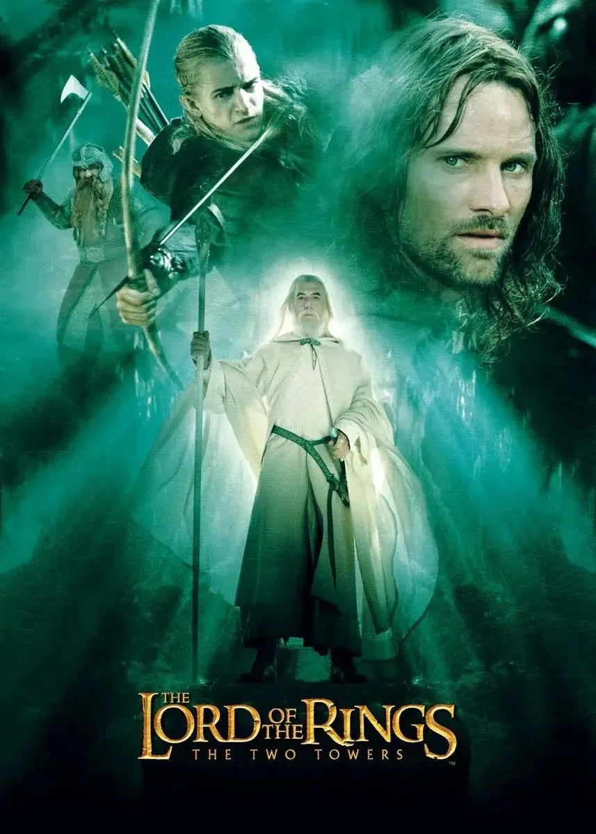 Retro Classic Movie T-The L-Lords of The R-Rings Poster Print Canvas Painting for Living Room Home Decor No Frame