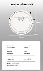 Xiaomi Smart Sweeping Robot 3-in-1 Smart Cleaner Household Rechargeable Fully Automatic Vacuum Cleaner 6000Pa Suction Pet Hair