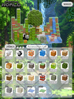 Magnetic Building Blocks Mine World Magnet Cube Set for Boy Girl Kid Age 3+ DIY Pixel style Model Base plate STEM Toy Baseplate