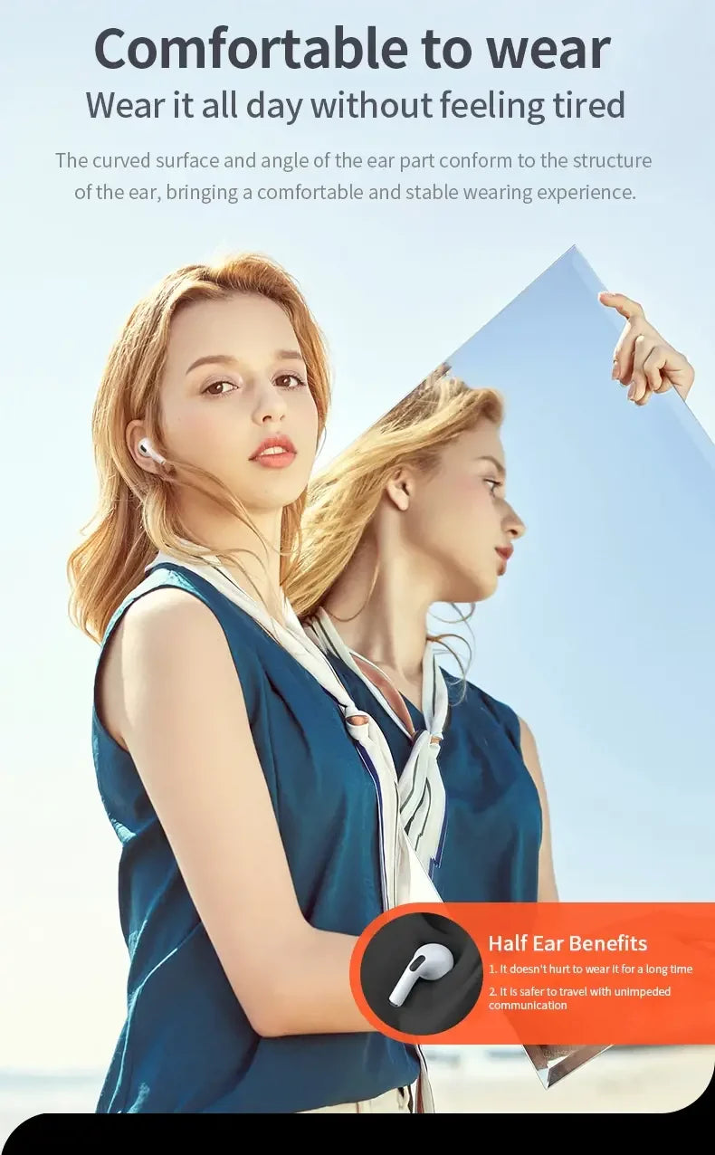 Original Lenovo LP40 Bluetooth 5.0 TWS Wireless Earphones Human Ear Design Headset Simple Operation Easy to Grasp Headphones