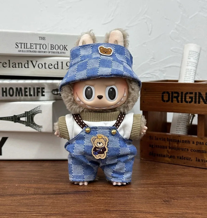 Doll Clothes Outfit Accessories For 17cm Labubu V2 V1 Doll's Clothing  Different styles Cosplay dress Kid Toy Gift