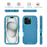 Armor Shockproof Defender Phone Case For iphone 11 12 13 14 15 Pro Max X XS XR XSMAX 7 8 Plus SE2 SE4 Hard PC+TPU Back Cover
