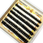 300/120PCS 5D Fluffy Cluster Lashes 30D-100D Natural Thick Eyelash Clusters Individual Lashes DIY Eyelashes Extension Makeup