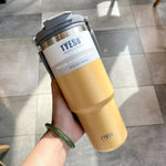 Tyeso Stainless Steel Coffee Cup Cold And Hot Double-layer Insulated Cup Tumbler Thermo Water Bottle Car Travel Mug Vacuum Cup