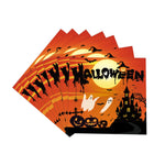 20/40/60/80/100pcs Halloween Theme Party Disposable Napkins Cocktail Napkin Bat Spider Pumpkin Halloween Holiday Decor Tableware