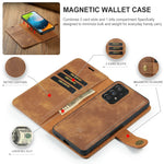Detachable Magnetic Leather Cover for Samsung Galaxy S20 S21 S23 S24 FE S25 S22 Plus Note 20 Ultra A55 Wallet Card Holder Case